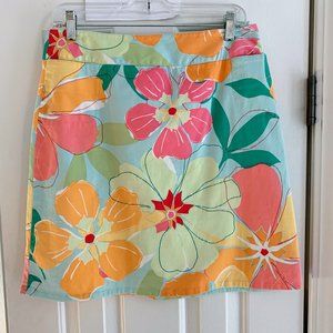 Talbots Floral Skirt Size 10P